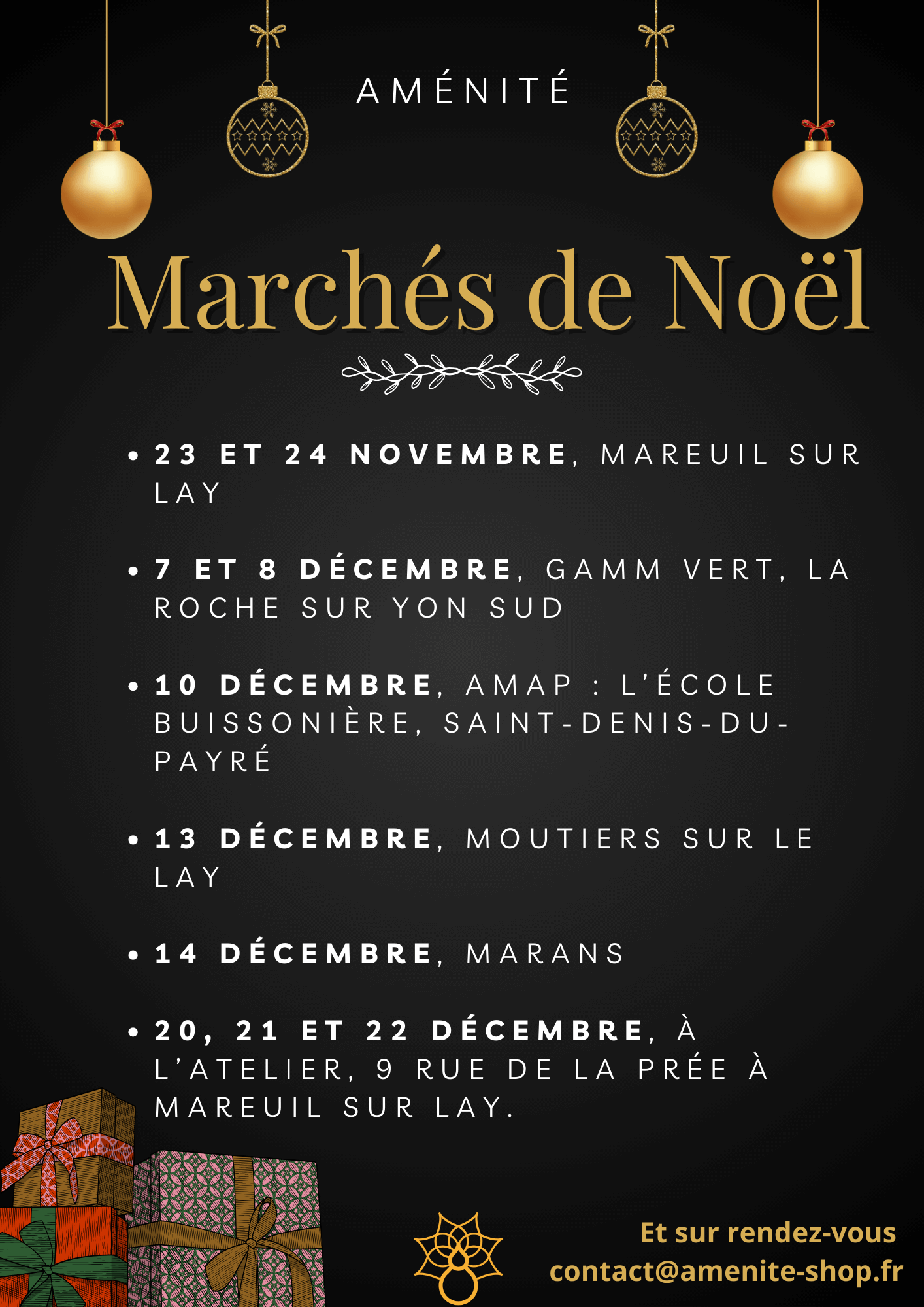 Marchés de Noel 2024